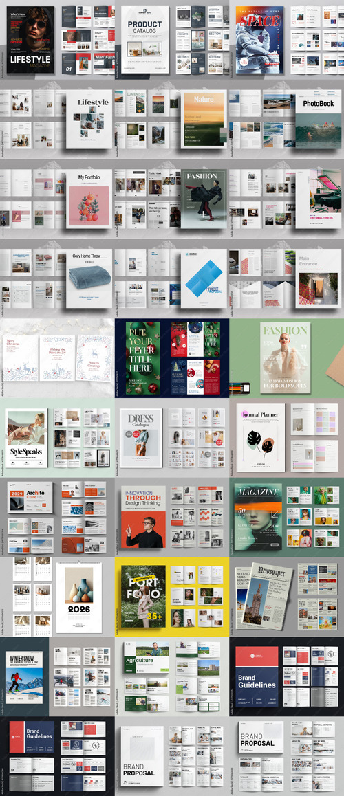 30 Indesign Templates Bundle 37