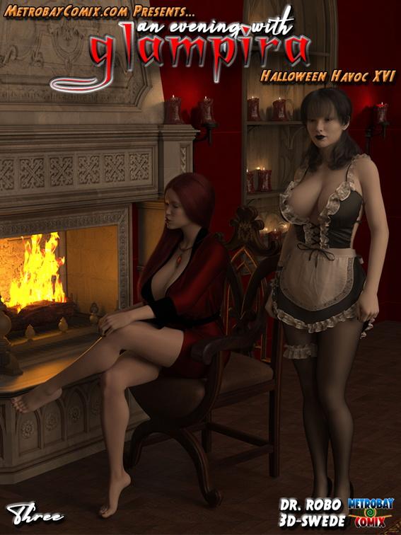 MetrobayComix - Glampira 3 3D Porn Comic