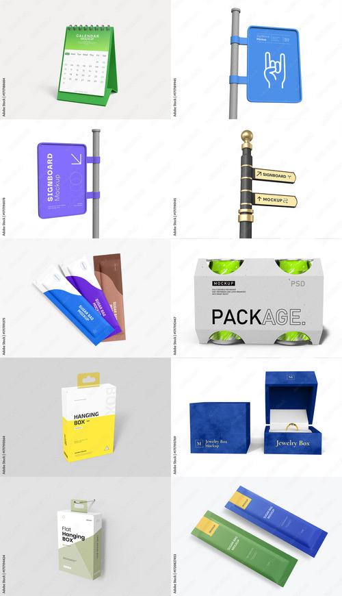 10 Mockup Templates Bundle 6