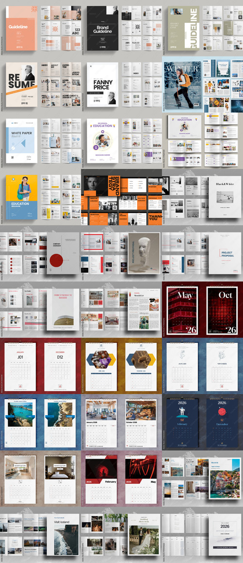 30 Indesign Templates Bundle 39