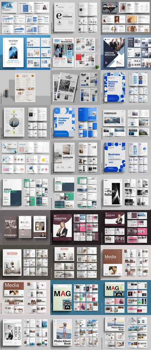30 Indesign Templates Bundle 41