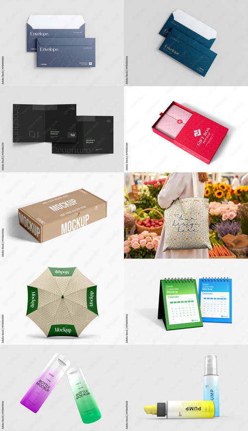 10 Mockup Templates Bundle 10