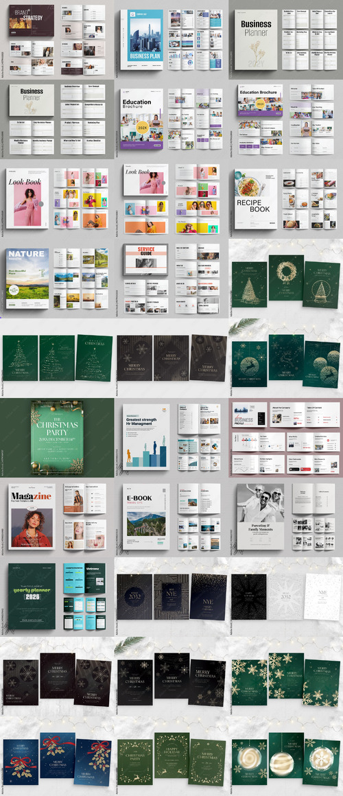 30 Indesign Templates Bundle 36