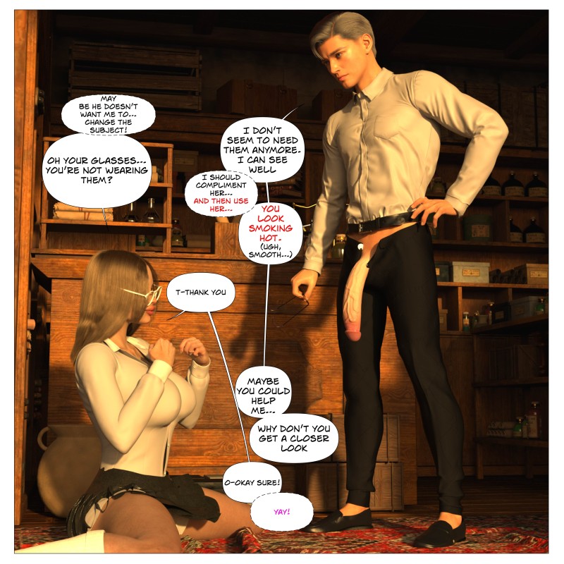 [TrissMagistus] Suggestion Box Special: Hot to the Touch! 3D Porn Comic