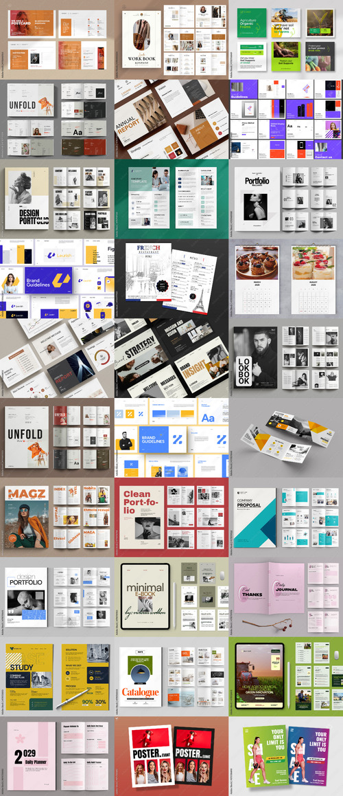 30 Indesign Templates Bundle 50