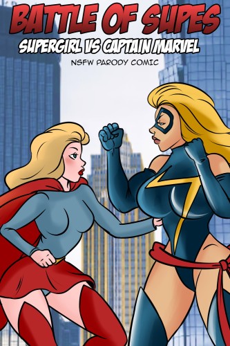 Dave Rooder - Battle of Supes: Supergirl vs Captain Marvel Porn Comics