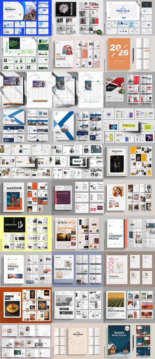 30 Indesign Templates Bundle 49
