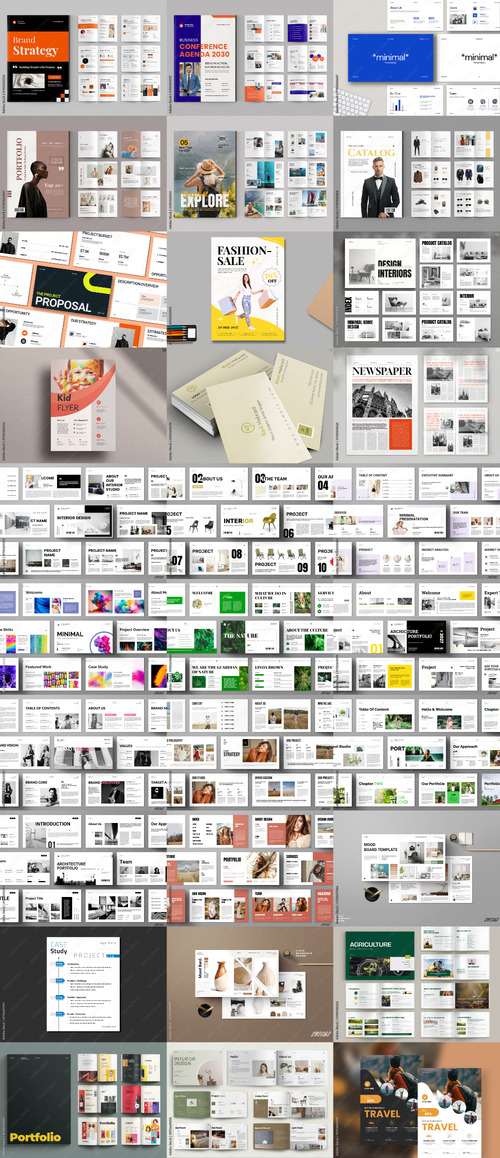 30 Indesign Templates Bundle 51