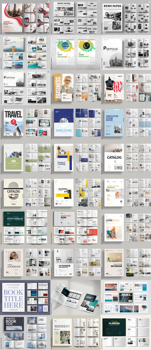 30 Indesign Templates Bundle 47
