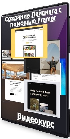 постер к Дарина Костина - Создание Лейдинга с помощью Framer (2025) Видеокурс