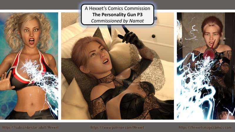 Hexxet - The Personality Gun 3 3D Porn Comic