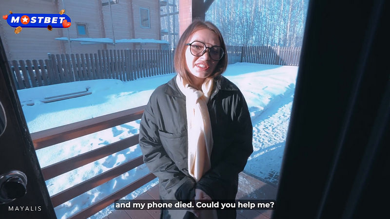 KNOCK KNOCK Let The Sweet Hot Stranger In To Warm Up Home Lily Cute (Onlyfans) FullHD 1080p