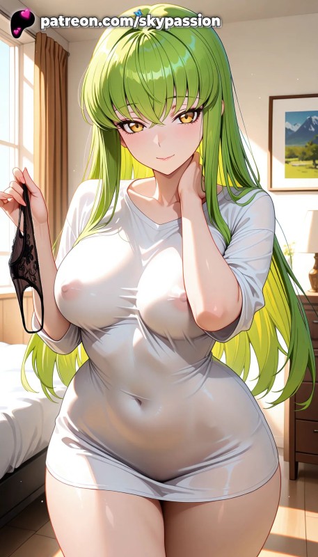 SkyPassion - C.C. (Code Geass) - Part 1-4 AI Porn
