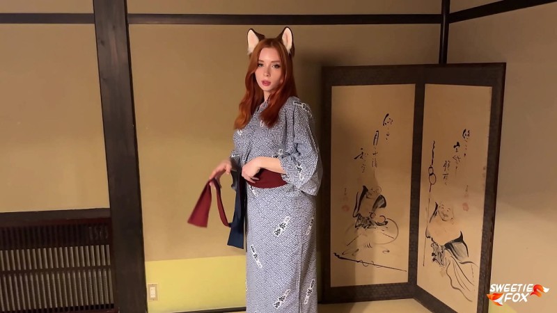 Sweetie Fox - Passionate Fucking with Busty Gorgeous Kitsune in Onsen