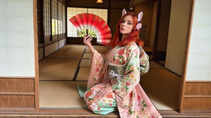 Sweetie Fox - Passionate Fucking with Busty Gorgeous Kitsune in Onsen [UltraHD 4K 2160p]