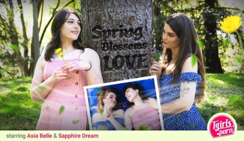 Asia Belle, Sapphire Dream - Spring Blossoms Love - 1080p