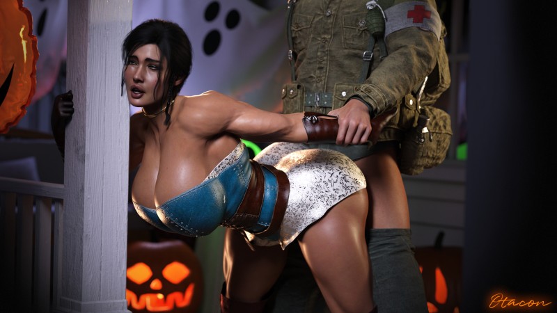 [Otacon] WONDERful Halloween Night 3D Porn Comic