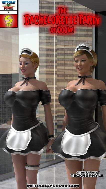 MetrobayComix - Bachelorette Party 7 3D Porn Comic