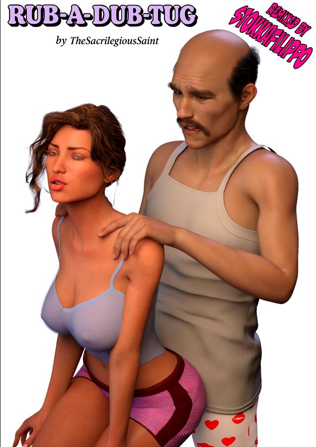 StokkaFilippo - Rub-a-Dub-Tug 3D Porn Comic