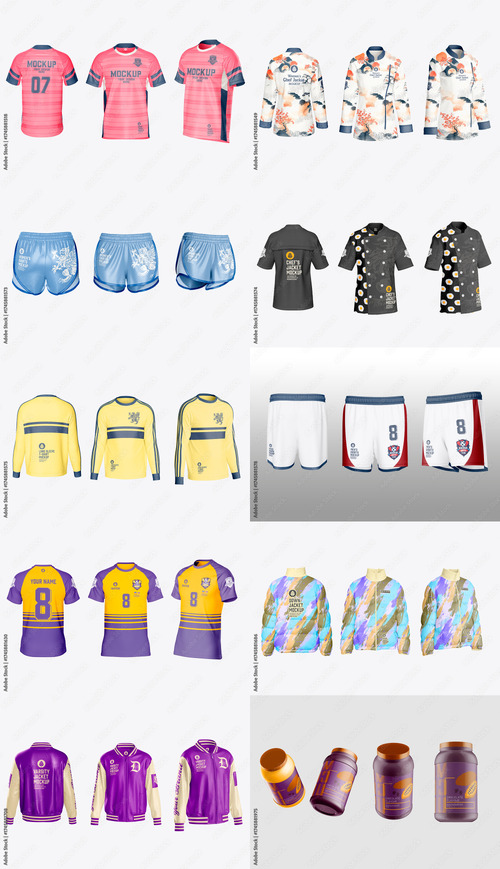 10 Mockup Templates Bundle 30