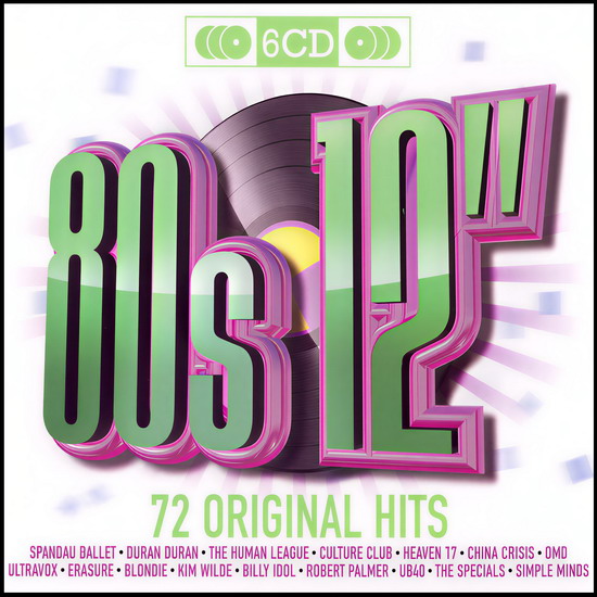 80s - 12'' (72 Original Hits) 6CD