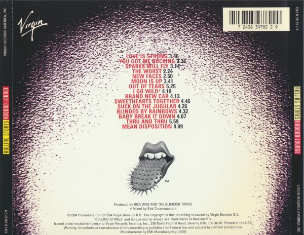The Rolling Stones - Voodoo Lounge (1994) (Lossless + 320) The Rolling Stones - Voodoo Lounge (1994) (Lossless + 320)