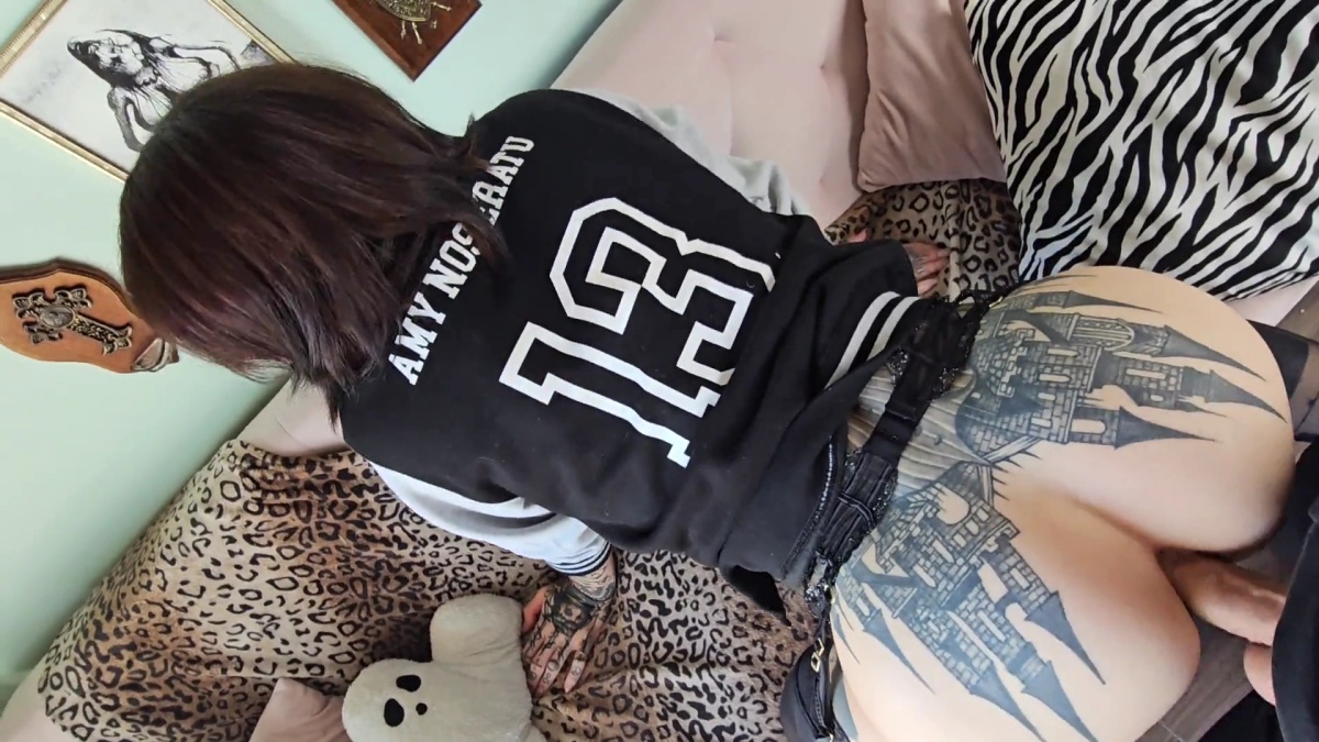 Amy Nosferatu — Anal Interview, New Tits, Cumshot - Celebrating 50k Subscribers