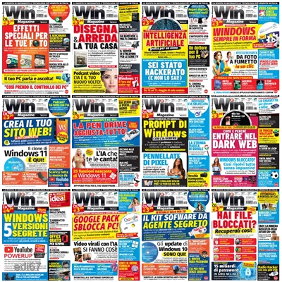 Win Magazine - Raccolta Completa Anno 2025 - Ita