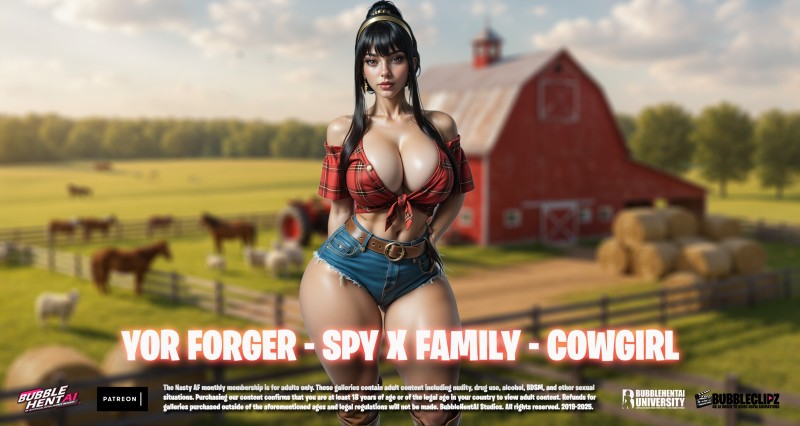 [BubbleHentAI] Yor Forger - Spy X Family - Cowgirl AI Porn