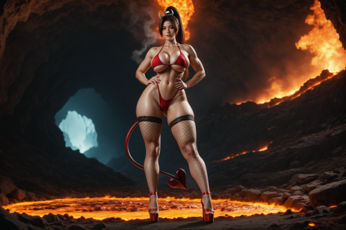 BubbleHentAI- Mai Shiranui - Fatal Fury - Sexy Demon