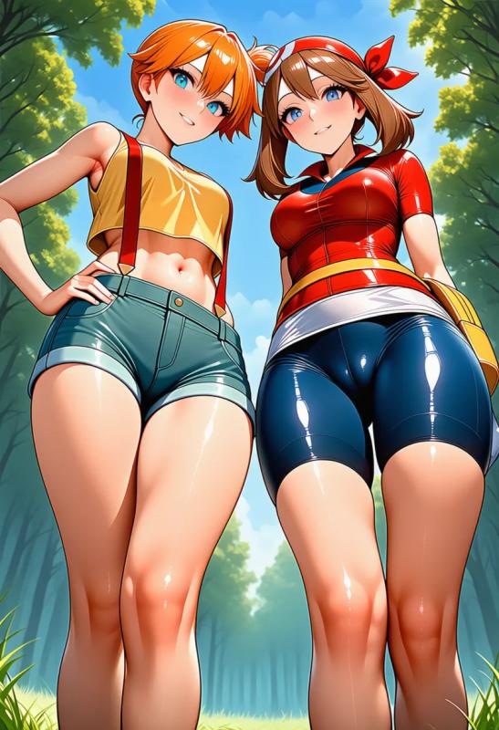Shirobako88 - Misty x May Yuri AI Porn