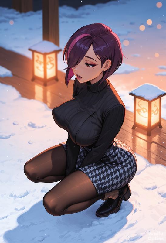 Waifu Cuties - Yuuna - Cozy corners by the lantern light AI Porn