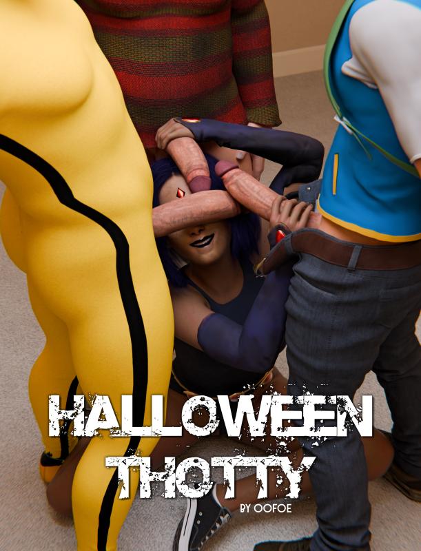 Oofoe - Halloween Thotty (Ongoing) 3D Porn Comic