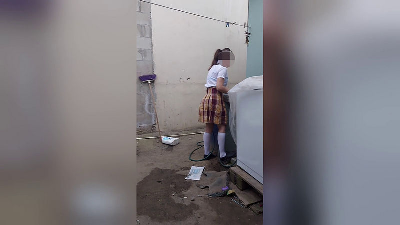 I Find My Schoolgirl Stepdaughter Alone At Home Washing Her Panties, Perverted Stepfather, Weritasabrosa (FullHD 1080p) - onlyfans - [2025]