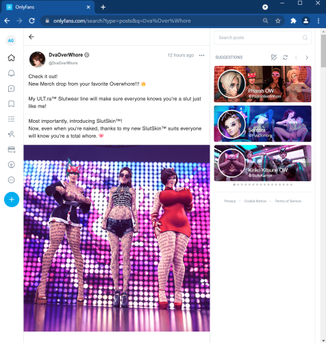 Lewdink- Overwhore - D.vas new SlutSkin promo shoot