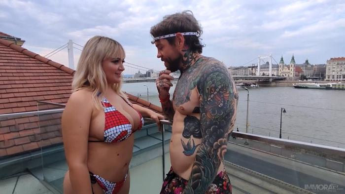 Lana Wolf - Huge Natural Tits Blonde Lana Wolf Follows The Rainbow To Threesome [FullHD 1080p]