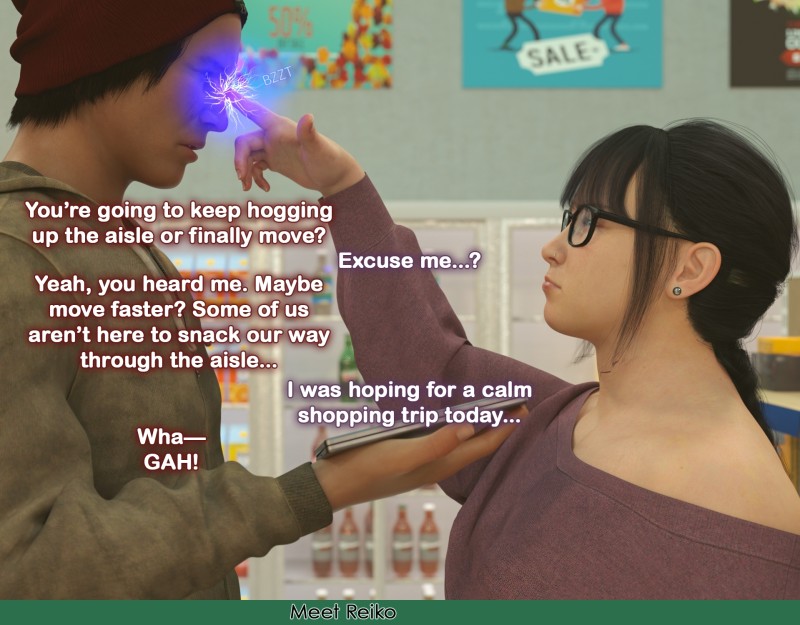 Nellielle2 - Meet Reiko 3D Porn Comic