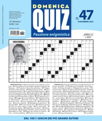 Domenica Quiz N.3855 - 47 Dicembre 2025