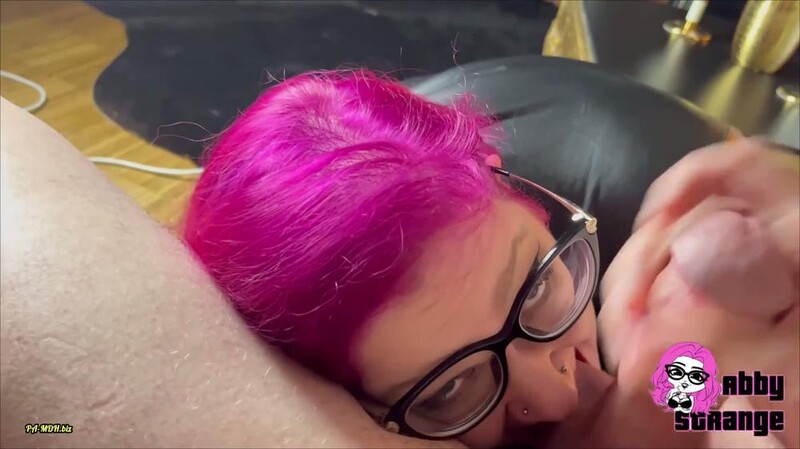 AbbyStrange - Arsch Wackeln, Eier Lecken Und Sperma Schlucken [FullHD 1080P]  (MyDirtyHobby)