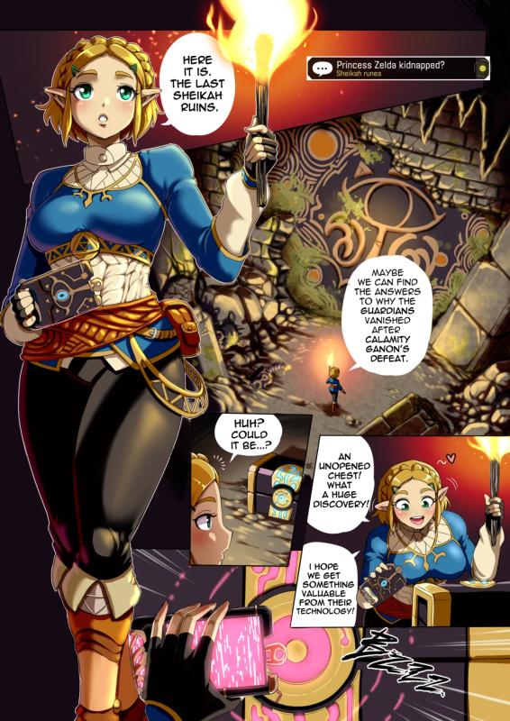 Issa Castagno - Princess Zelda Kidnapped Porn Comics