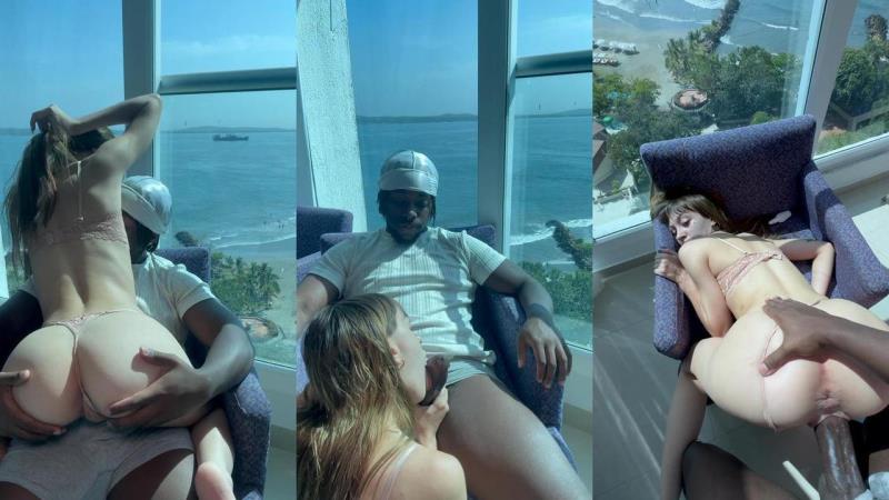 Aquazay  (aquazay999) - Digging Stepsis Cream Out While She Watches The Beach [4K 2160P]  (OnlyFans)