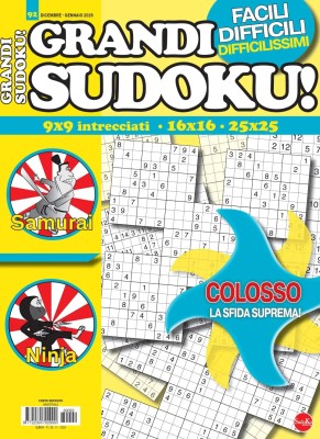 Grandi Sudoku N.92 - Dicembre 2025 - Gennaio 2026