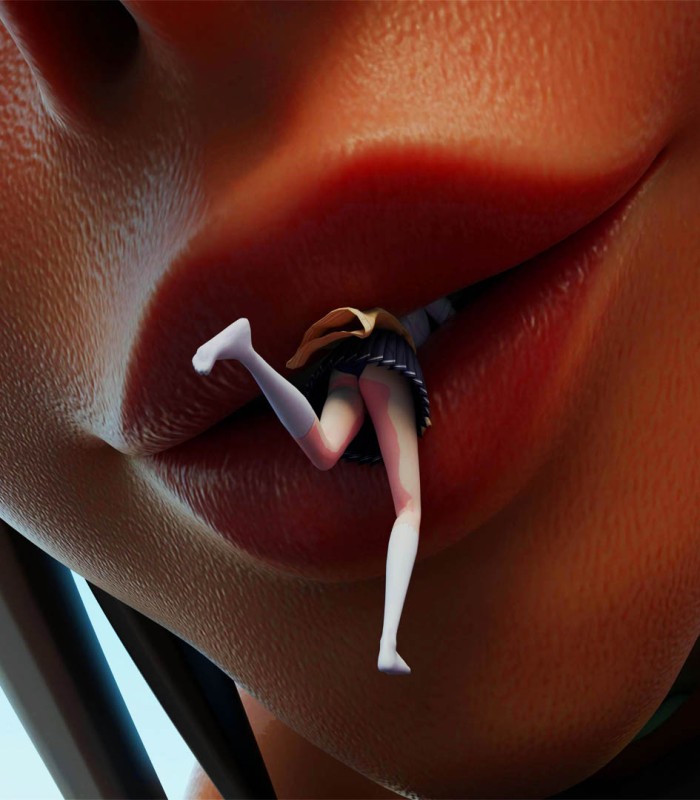 EmiliaFert - Giantess Ms.Fortune Vore 3D Porn Comic