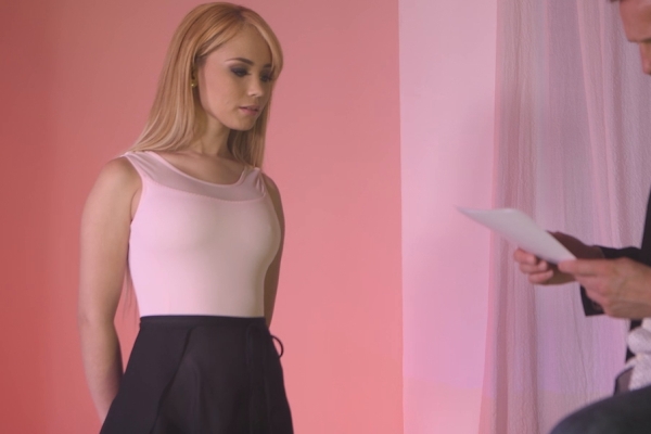 Natasha Teen - Footjob with Fishnets