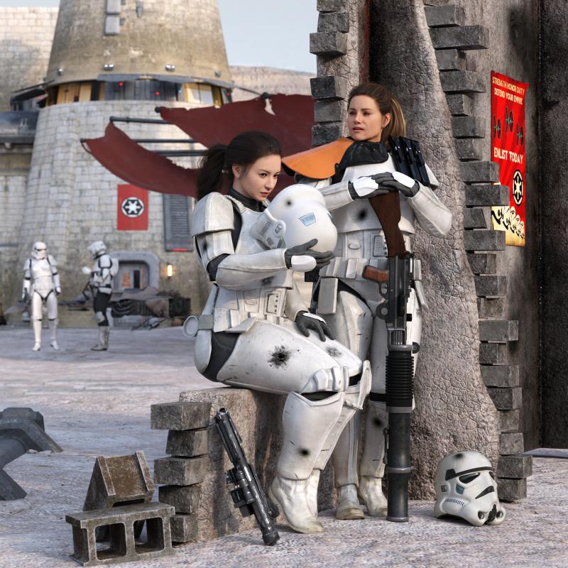 M4r4z - Star Wars 3D Porn Comic