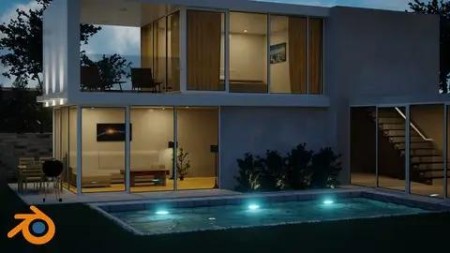 Create & Design a Modern 3D House in Blender 2 80