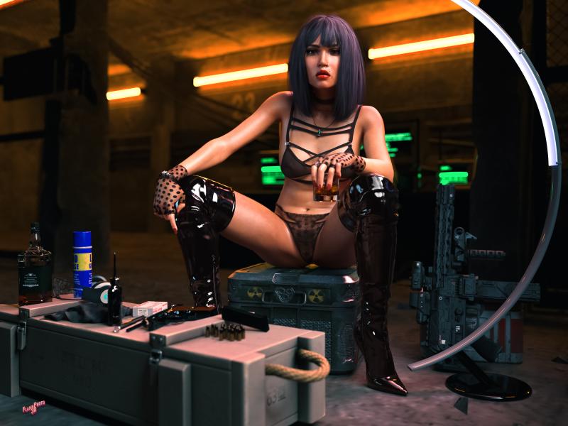 MrFlamer - Cyber 3D Porn Comic