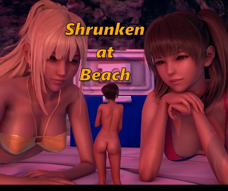 Shrunken at Beach by Nyr3D 3D Porn Comic