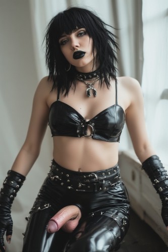Soecerers AI Corner - Punk-gothic T-Girl AI Porn