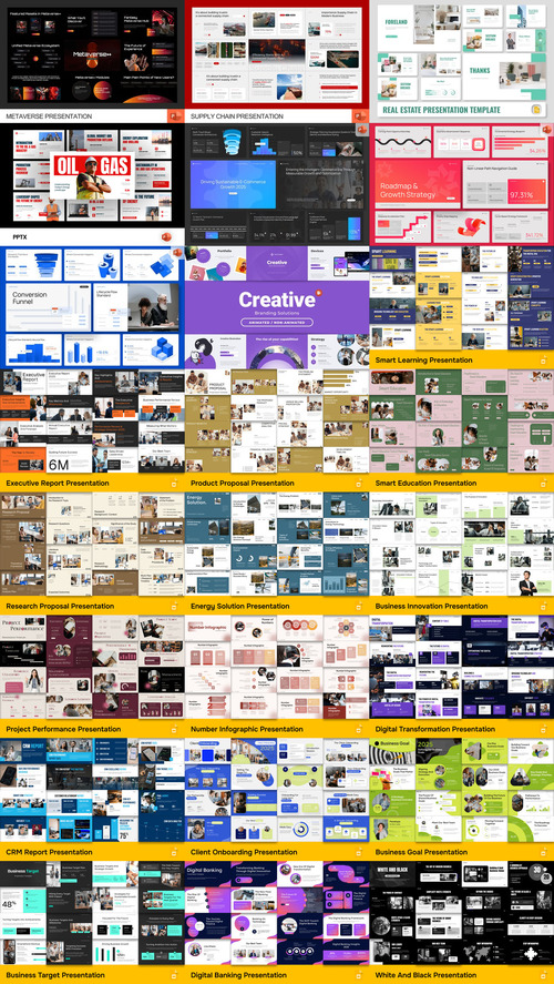 24 PowerPoint Templates Bundle 52